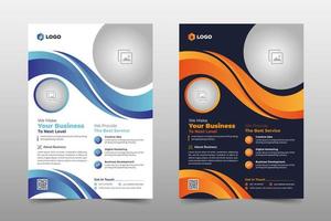 Creative Corporate Business Flyer Poster Brochure Template vector