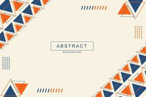 Modern abstract geometric shape background vector