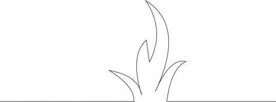 continuous line of sprout vector growing plantation and agriculture logo