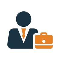 Businessman, manager icon. vector