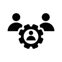 equipo, trabajo en equipo, icono de usuarios. vector