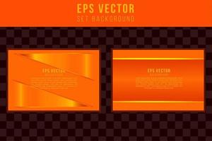 Abstract modern orange gradient overlap background with copy space for text. Minimal concept. Vector illustration