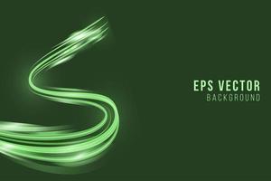 green abstract background decorated with luxury lines vector illustration