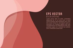 Dark red abstract luxury shapes overlapping on dark red background. Template premium award design. Vector illustration