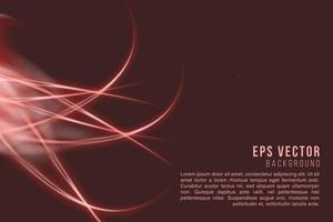 Dark red luxury background with glowing shape decoration vector