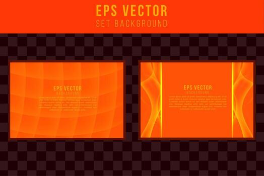 Abstract modern orange gradient overlap background with copy space for text. Minimal concept. Vector illustration