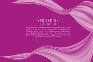 Pink Light Wave Abstract Background Template vector