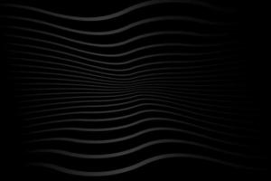 Black abstract background design in monochrome colors. Premium stripe texture for banner, business backdrop. Dark horizontal vector template