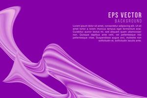 Abstract purple wave background. Dynamic shapes composition Eps10 vector