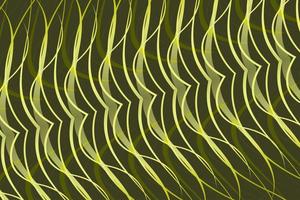 Seamless Patterns in Yellow Colors. Abstract Vector Swirl Backgrounds. Aesthetic Textures with Flowing Waves