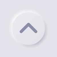 Shorten arrow button icon, White Neumorphism soft UI Design for Web design, Application UI and more, Button, Vector. vector