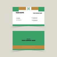 Simple Business Card Layout vector