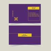 Simple Business Card Layout vector