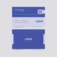 Simple Business Card Layout vector