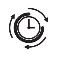 clock icon vector