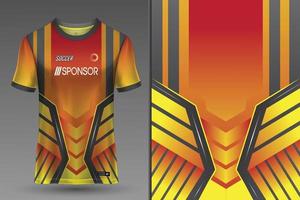 Sports jersey design for sublimation vector