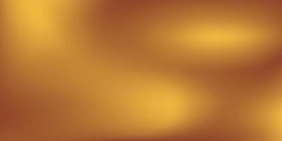 Gold abstract blurred gradient background. Vector illustration.