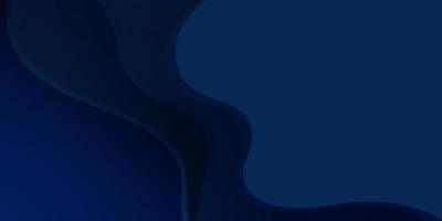 Abstract midnight blue color with modern curve line, gradient pattern background. Vector illustration.