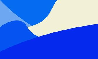 vector abstracto fondo azul y blanco. banner de paisaje de diseño de plantilla