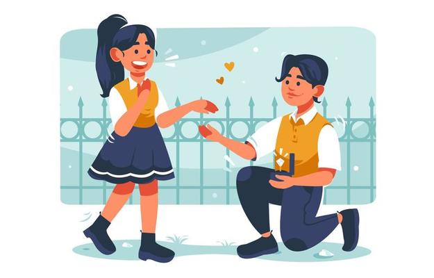 Man Proposing To The Beloved Woman