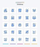 Creative Christmas 25 Blue icon pack  Such As fallen. sledge. funny. sled. gifts vector