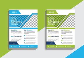 Multipurpose creative business flyer design template vector