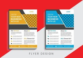 Multipurpose creative business flyer design template vector