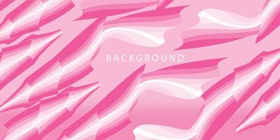 Abstract background with pink color wave shape. vector illustration