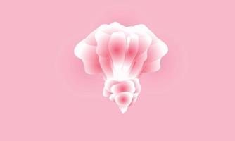 Abstract background with pink color soft flower. vector illustration