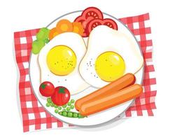 Breakfast concept vector illustration graphic design