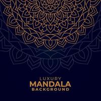 Multi-purpose luxury ornamental mandala design background, golden luxury ornamental background vector