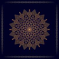 Multi-purpose luxury ornamental mandala design background, golden luxury ornamental background vector