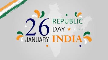 Background layout for Republic Day of India celebration. Vector design.