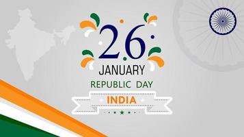 Republic day of India celebration background. Vector design.