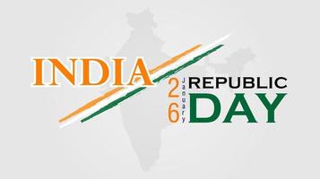 Republic day of India celebration background. Poster layout. Vector design.