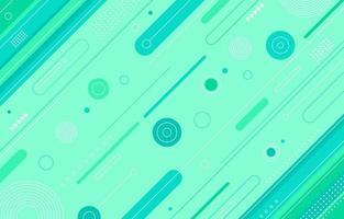 Geometric and Stroke Blue Green Combo Background vector