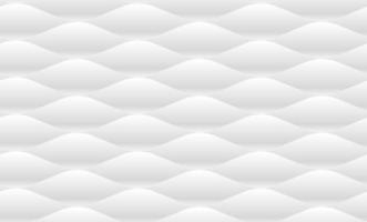 White embossed wave pattern. vector
