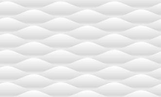 White embossed wave pattern. vector