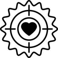 Love Target which can easily edit or modify vector