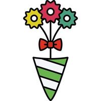 Bouquet which can easily edit or modify vector