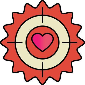 Love Target which can easily edit or modify vector