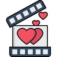 Love Movie which can easily edit or modify vector