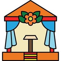 Wedding Stage which can easily edit or modify vector