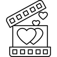 película de amor que puede editar o modificar fácilmente vector