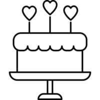 Wedding Cake which can easily edit or modify vector
