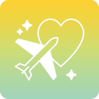 luna de miel que puede editar o modificar fácilmente vector