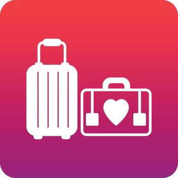 bolsa de luna de miel que puede editar o modificar fácilmente vector