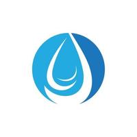 plantilla de logotipo de gota de agua vector