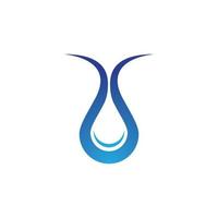 plantilla de logotipo de gota de agua vector