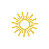 Sun Vector illustration Icon